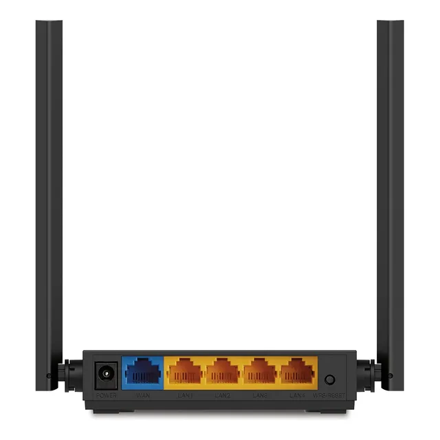 Tp-link Archer C50 Router Wifi 5 Ac1200 2.4GHZ/5GHZ Doble Banda, 4 puertos LAN 10/100, Color Negro