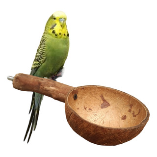 2 Percha Semillero Madera Para Aves Pajaros Ninfas, Pericos 2 Percha Semillero Madera Para Aves Pajaros Ninfas, Pericos