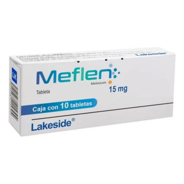 Meflen Meloxicam 15 Mg Con 10 Tabletas Antiinflamatorio