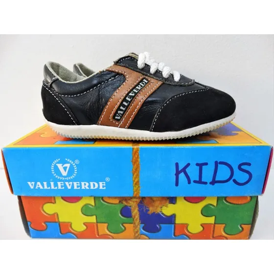 Zapatos Casuales Valleverde Azules Talla 24 Niño Como Nuevos