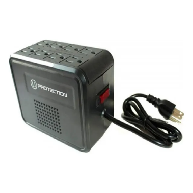 Regulador De Voltaje Para Computadoras 8 Tomas Pc-1500 Avr