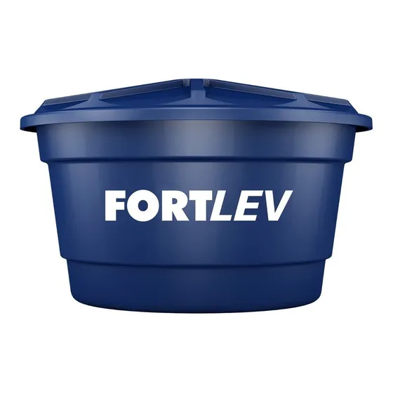 Tanque de agua Fortlev Reservatórios Caixa d'água vertical polietileno 1000L azul de 97 cm x 1.52 m