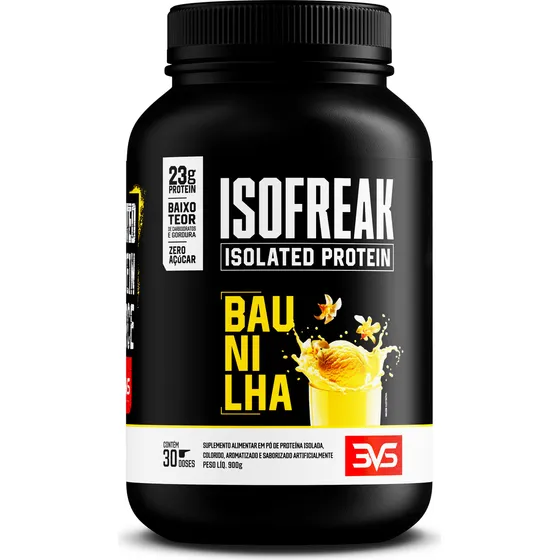 Whey Isolado Isofreak 900g Sabor: Baunilha - Fórmula Avançada Com 23g De Proteína Por Dose