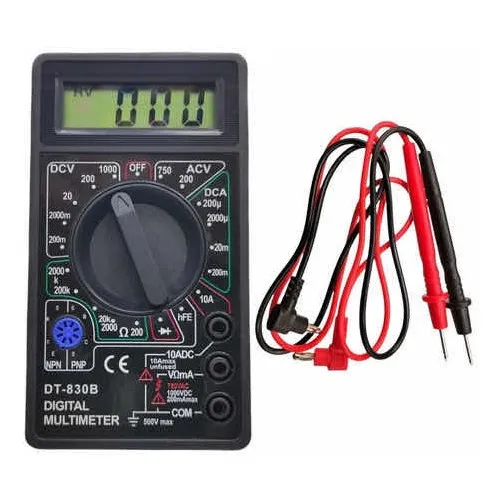 Tester Multimetro Digital Dt-830 + Pilas