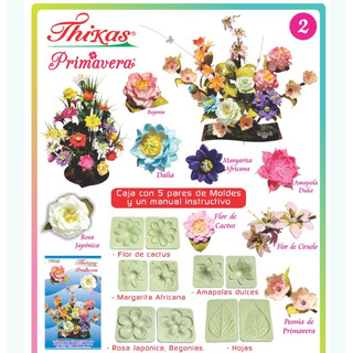 Moldes Para Flores De Foamy Primavera Con 5 Pares De Moldes Moldes Para Flores De Foamy Primavera Con 5 Pares De Moldes