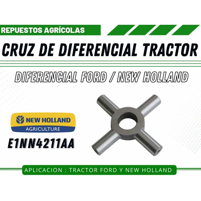 Cruz De Diferencia Tractor Ford New Holland E1nn4211aa