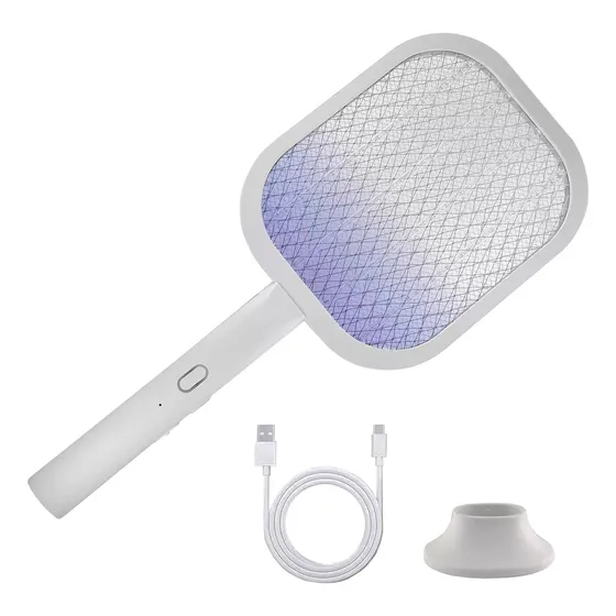 Raqueta Insectocutora Mata Moscas Mosquitos C/ Bateria Litio
