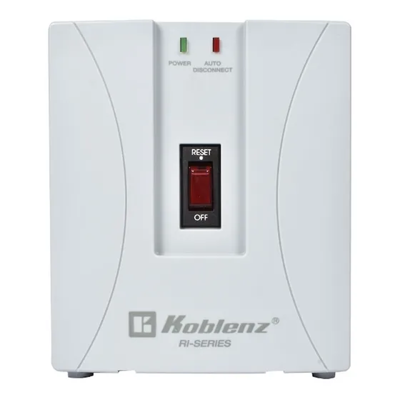 Regulador De Voltaje Koblenz Ri Ri-2002 2000va 120v Color Blanco