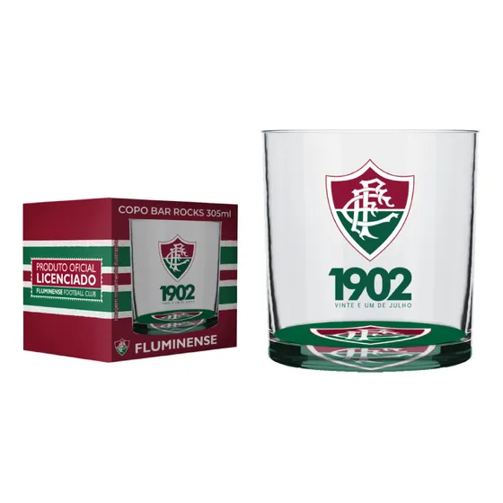 Copo Allmix Times De Futebol Jogo Do Copos Fluminense De 305ml Cor Fluminensepor Unidad