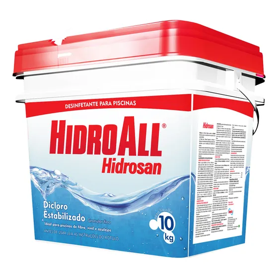 Cloro Hidrosan Dicloro Estabilizado 40% 10 Kg - Hidroall