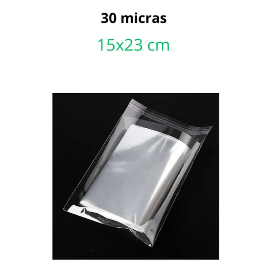 Bolsa Celofán Autoadhesiva 15x23 Cm