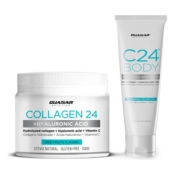 Kit Collagen + C24® Body | Colágeno + Ac Hialurónico + Vit C