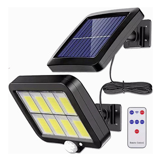 Lámpara Solar Exterior De Pared De 120 Cob Con Sensor Lámpara Solar Exterior De Pared De 120 Cob Con Sensor