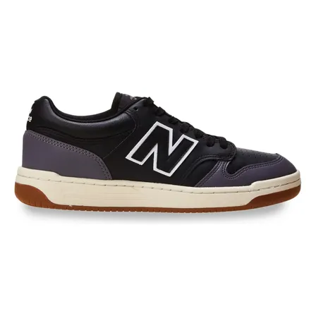 Tênis Casual Masculino E Feminino 480 Low New Balance Preto Liso 39 Br