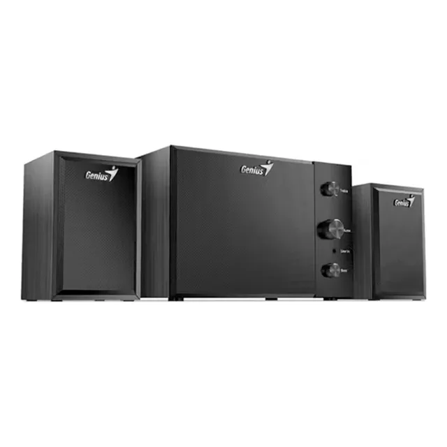 Parlante Genius Sw-2.1 350 15w 2 Satelites Subwoofer 3.5mm