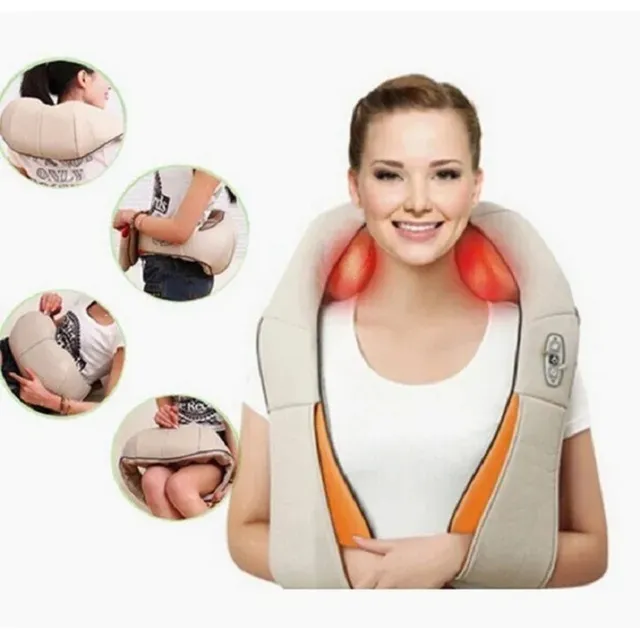 Masajeador De Cuello Hombros Y Cuerpo Shiatsu Con Infrarrojo