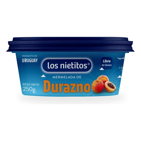 Mermelada Durazno Los Nietitos 250 Grs