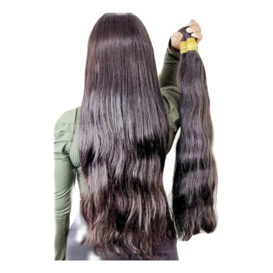 Aplique Cabelo Humano Natural 60cm 100g Tecido Em Tela.