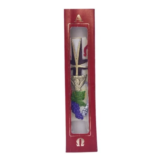 Cirio Pascual Junior Ornamental Alto Relieve 3.8x23 