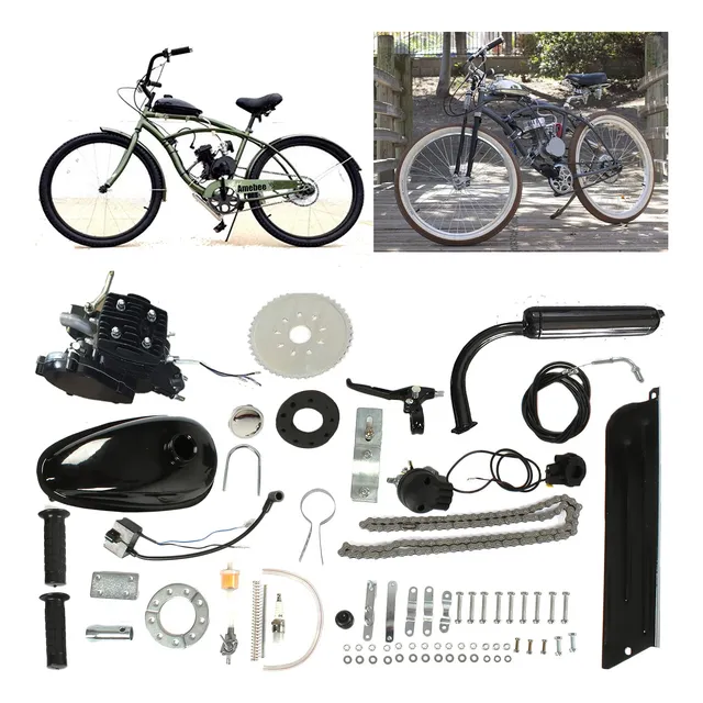 Kit Motor Bicicleta Motorizado Cc Tiempo Gasolina Demotor Mo