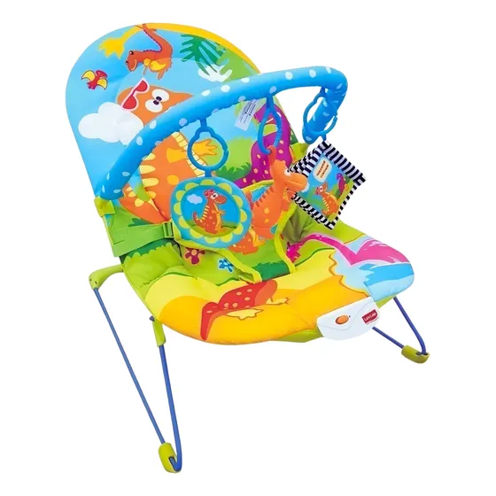 Silla Mecedora Bouncer Bebe C/musica Y Vibracion Dino