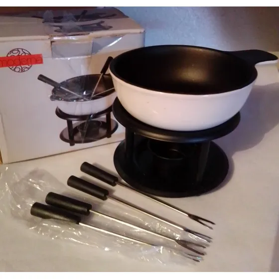 Set De Fondue Con 4 Tenedores