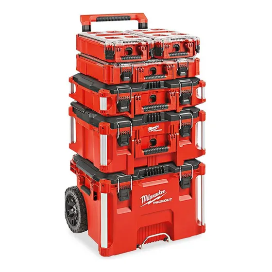 Caja Herramientas Modular Rueda Milwaukee Packout 5 Piezas