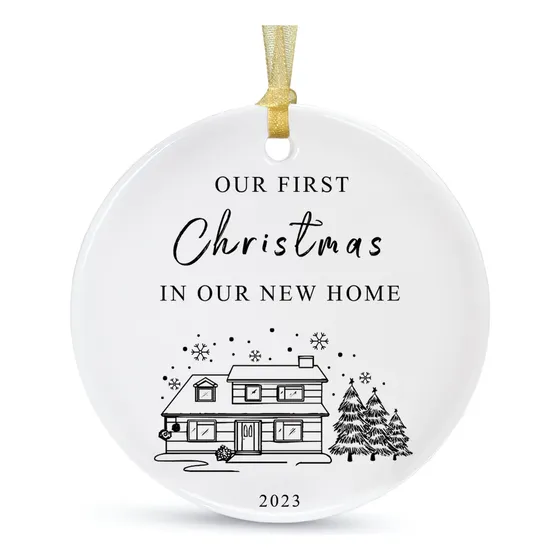 Adorno Regalo Nuestra Primera Navidad Nuestro Hogar 2023