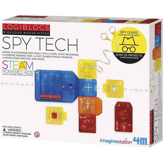 Kit Ciencias Circuito Alarma Espía Spy Logiblocs Toysmith