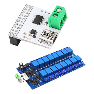 Módulo De Relé Usb De 5 V Y 16 Canales, Control De Interrupt Módulo De Relé Usb De 5 V Y 16 Canales, Control De Interrupt