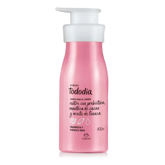Natura Crema Tododia Frambuesa Y Pimienta Rosa 400mL