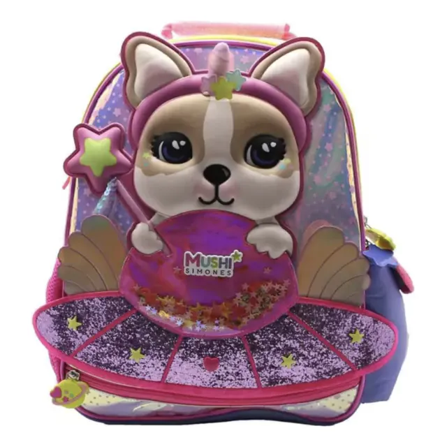 Mochila Simones 16 P Pulgadas Escolar Mushi Stars