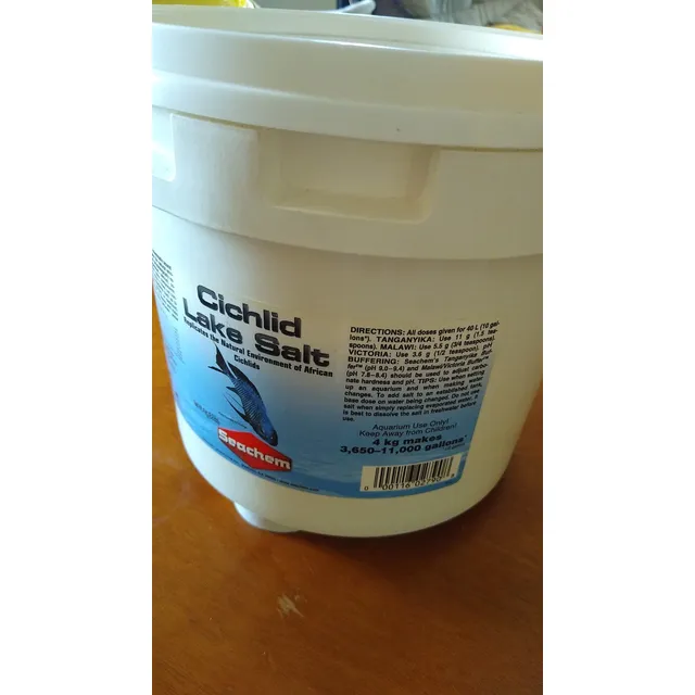 Sal Cichlid Salt Acuario Seachem - Ver Foto Y Descripcion