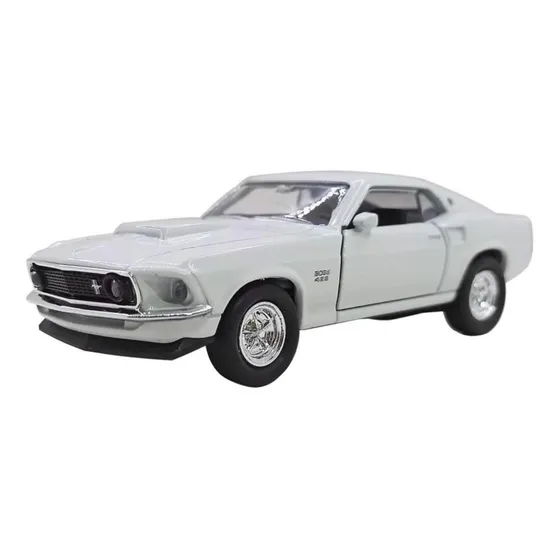 Ford Mustang Boss 429 1969 Blanco Welly - Escala 1:36