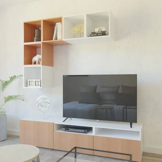 Mueble De Tv  Minimalista/ Centro De Tv