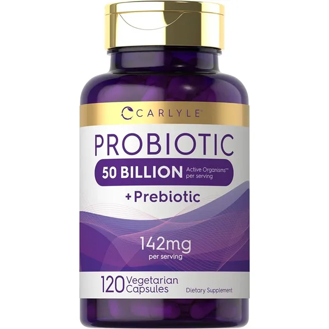 Probióticos + Prebióticos 50 Billones 120 Cap Carlyle