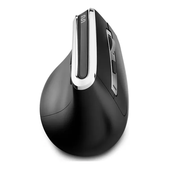Mouse Vertical Ergonômico Conforto Sem Fio Multilaser Mo382 Cor Preto
