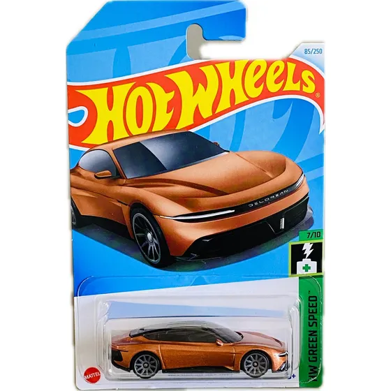 Hot Wheels Delorean Alpha5 Cobre Green Speed 7/10 | 2024