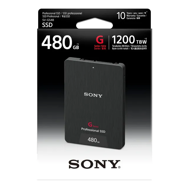 Disco Sony Ssd Profesional 480gb Sv-gs48 1200tbw