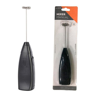 Mini Mixer Elétrico Inox Misturador Bebidas Mexer Milk Shake Mini Mixer Elétrico Inox Misturador Bebidas Mexer Milk Shake