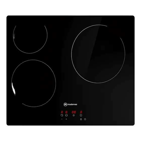 Encimera Eléctrica 3 Platos Mademsa Victrocerámica Vm3tr