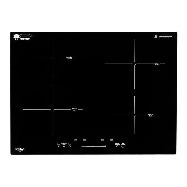 Fogão Cooktop De Indução Pct40p 9 Níveis+turbo Touch Preto Philco 220v Fogão Cooktop De Indução Pct40p 9 Níveis+turbo Touch Preto Philco 220v