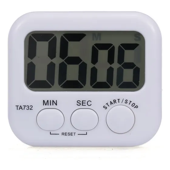 Reloj Digital Tipo Timer De Cocina Con Pantalla 