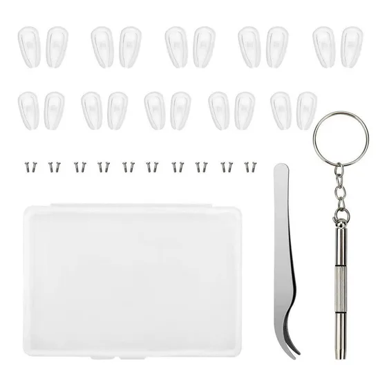 N Almohadillas Nasales Para Anteojos - Kit De Reparación De