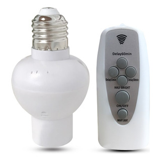 Timer Temporizador Luz De Noche Control Remoto Incluye Foco Timer Temporizador Luz De Noche Control Remoto Incluye Foco