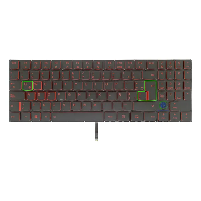 Teclado Para Lenovo Legion Y520-15ikb Y720-15ikb R720 Luz La