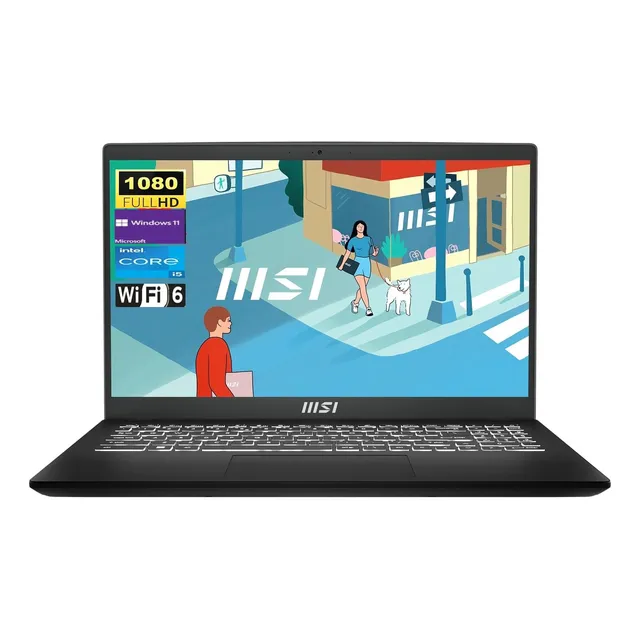 Portátil Msi Modern 15, 15.6  Fhd, Intel I5, 16gb Ram, 1tb