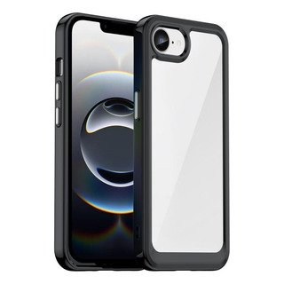 Capa Colorida De Acrílico + Tpu Para iPhone 16e Capa Colorida De Acrílico + Tpu Para iPhone 16e