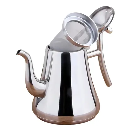 Tetera Infusor Acero Inoxidable Para Té Y Infusiones 1 Litro - Bazuca