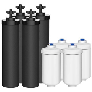 Filtro De Agua Berkey - 4 Filtros Negros 4 Filtros Fluoruro Filtro De Agua Berkey - 4 Filtros Negros 4 Filtros Fluoruro